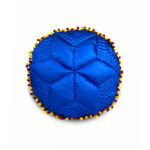 Mavi Yuvarlak Akide Sırıma Yastık