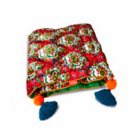 Geleneksel Desenli Kırmızı Villur Körpeçe