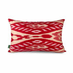 Kırmızı El Dokuma İkat Yastık